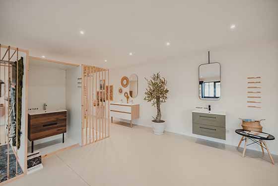 showroom Thermosanit entreprise plomberie La Tremblade presqu'île d'Arvert