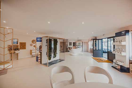 showroom Thermosanit entreprise plomberie La Tremblade presqu'île d'Arvert